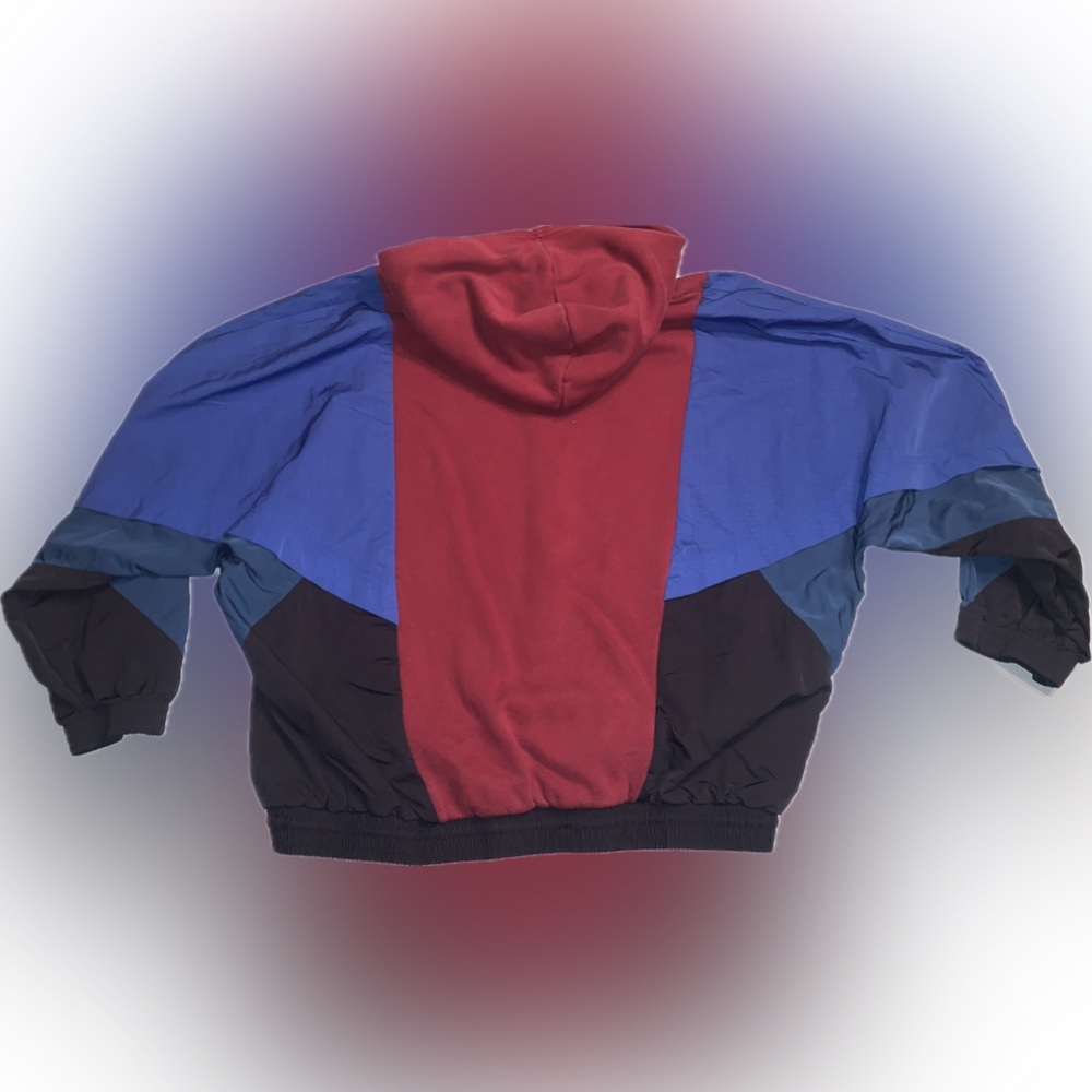 Vintage Nike Icon Clash Oversized Windbreaker Colorblock Sweatshirt Hoodie M - Picture 7 of 10